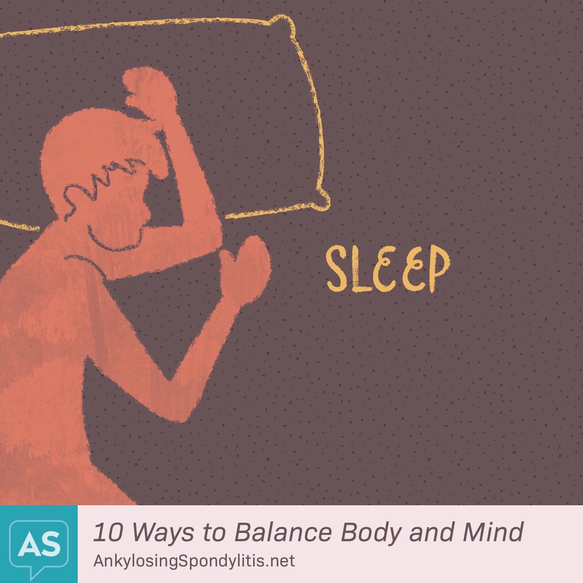 A person sleeping on their side